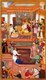 India: Abu'l-Fazl ibn Mubarak presenting the Akbarnama to the Moghul Emperor Akbar